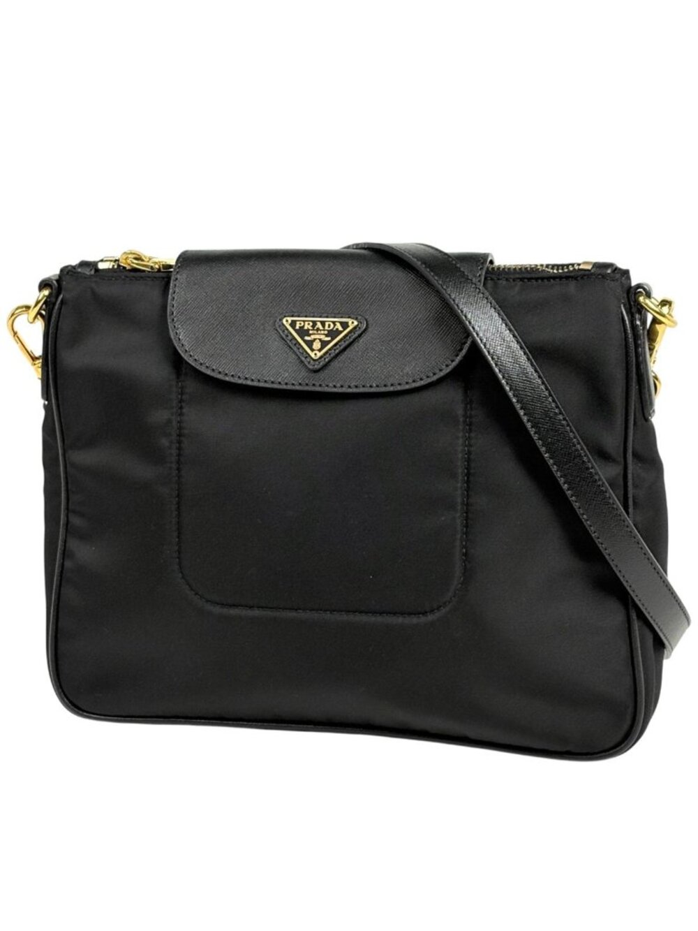 Prada Shoulder Bag Nylon Nero